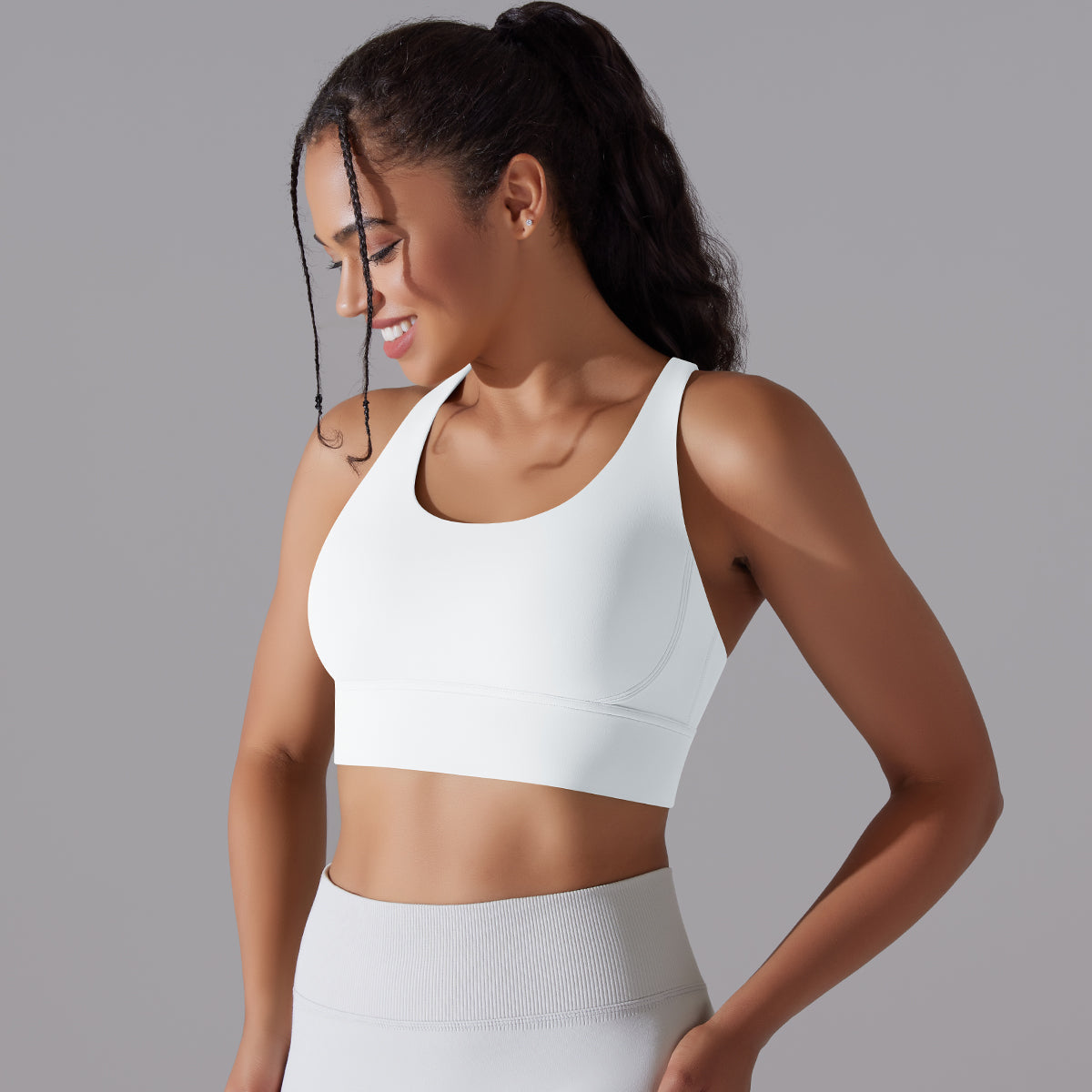 Kyra | Cross bra - White
