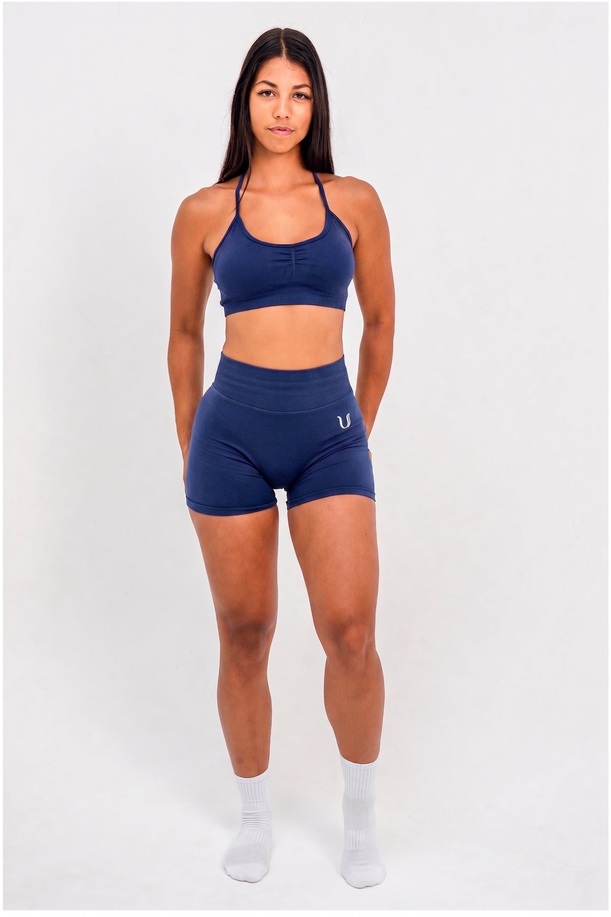 Luna | Premium Adjustable Sports Bra - Dark Blue