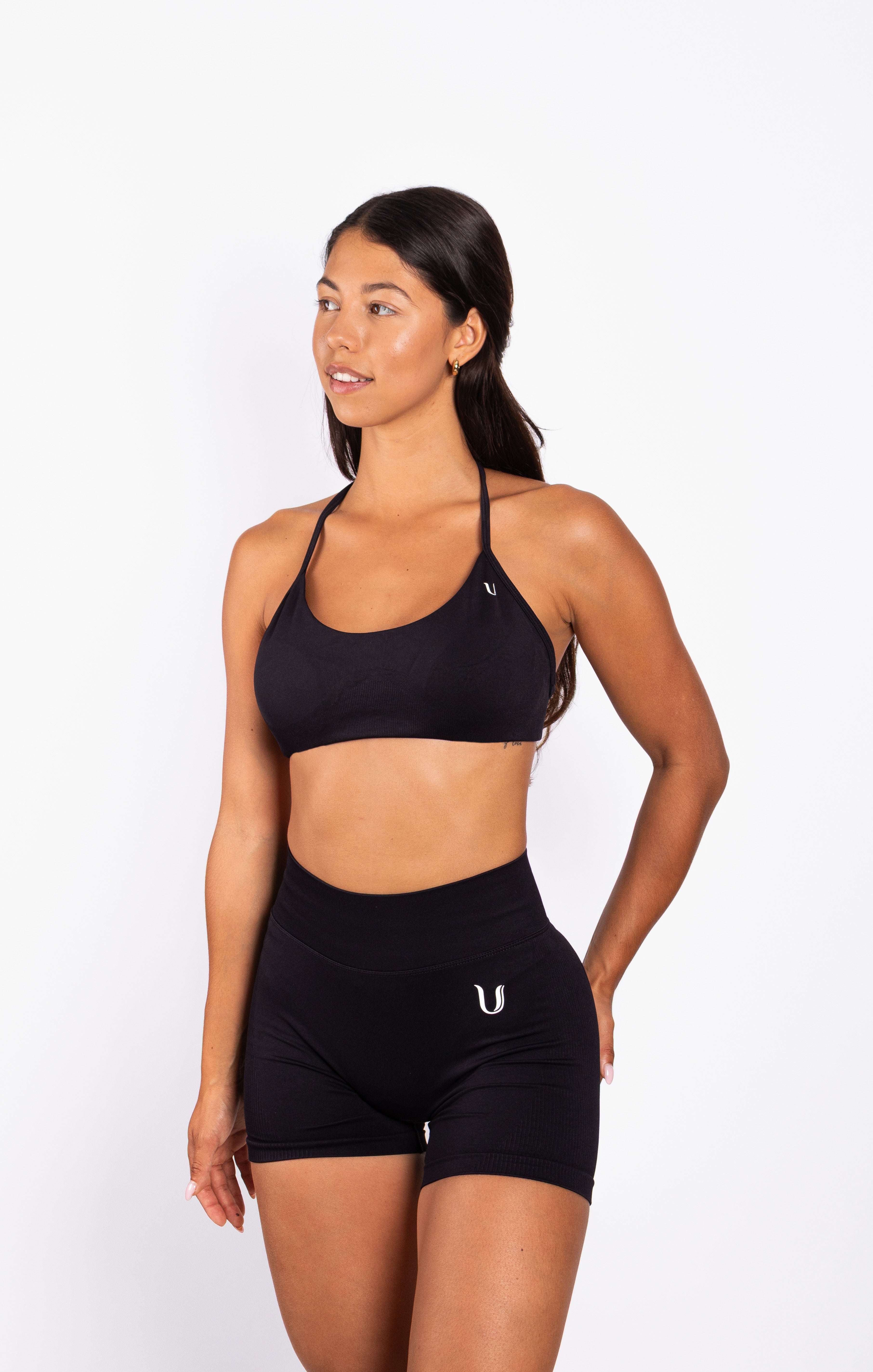 Nova | Seamless Open Back Bra – Black
