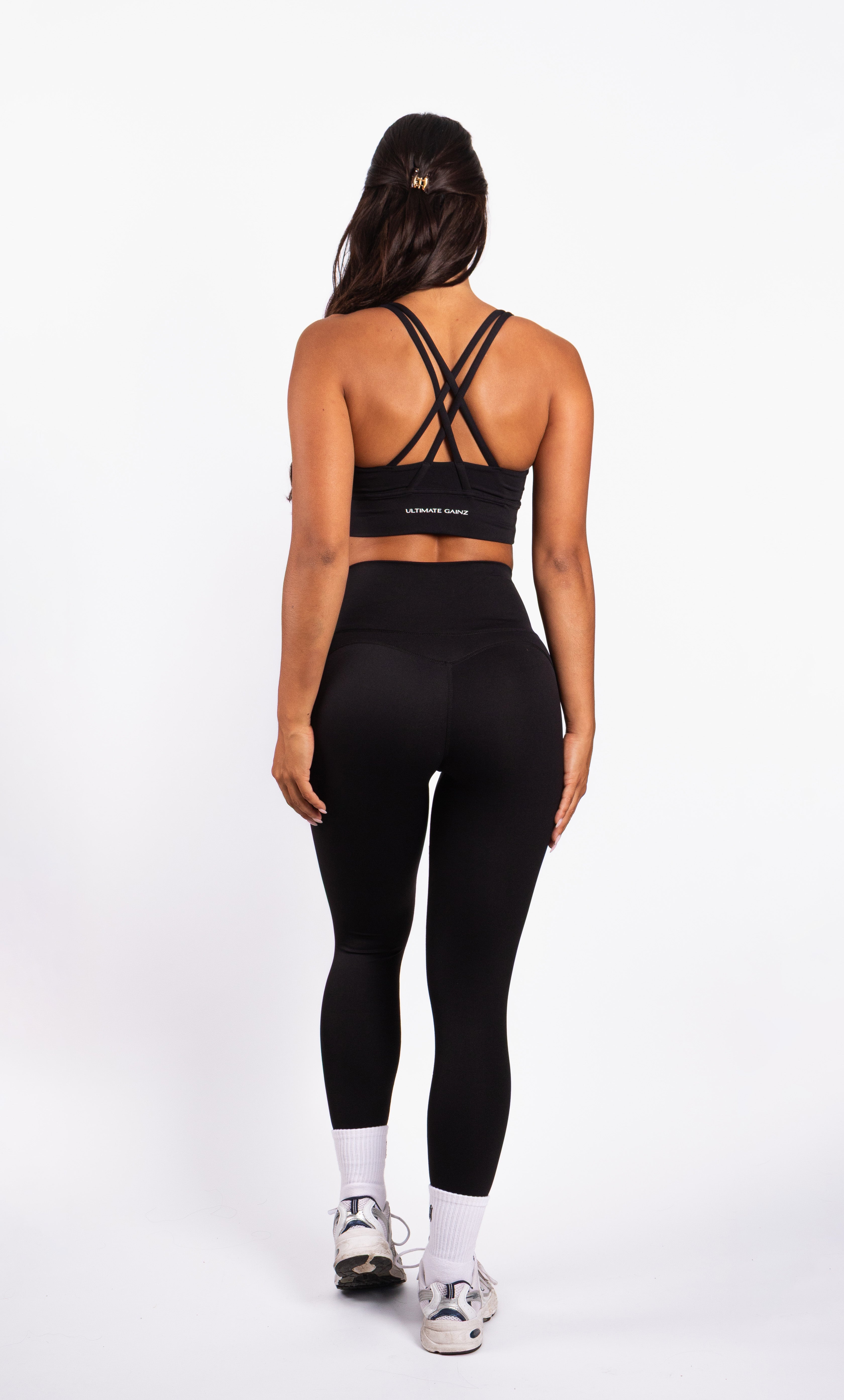 Kyra | Cross bra - Black