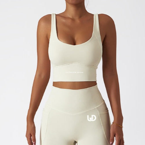 Palmer | Short Set With Pockets Ivory
