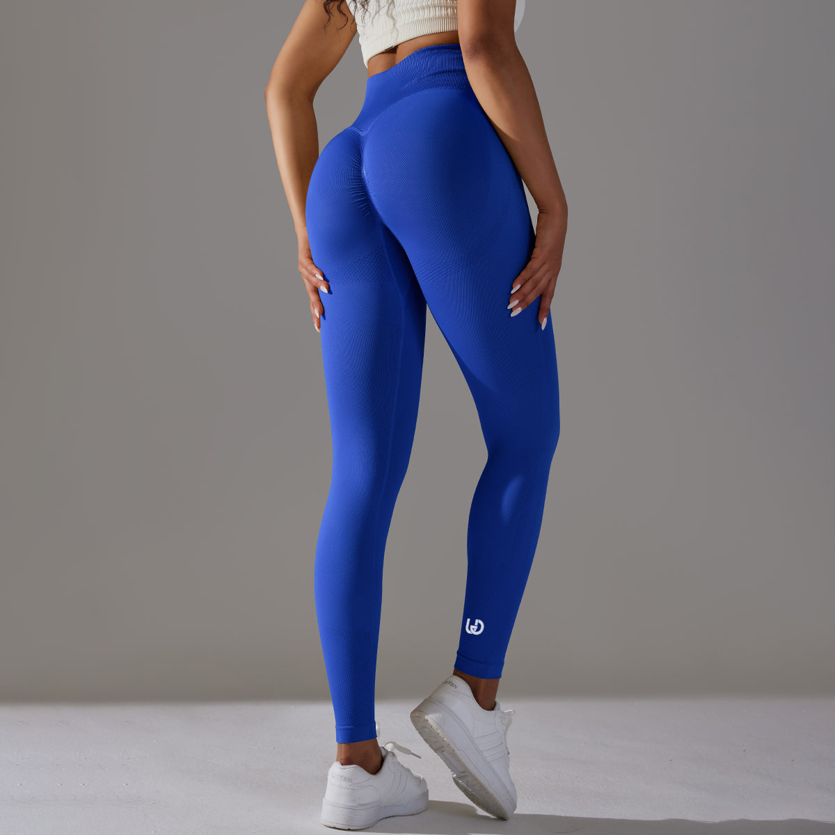 Celine | High Waist Scrunch Legging - Blue