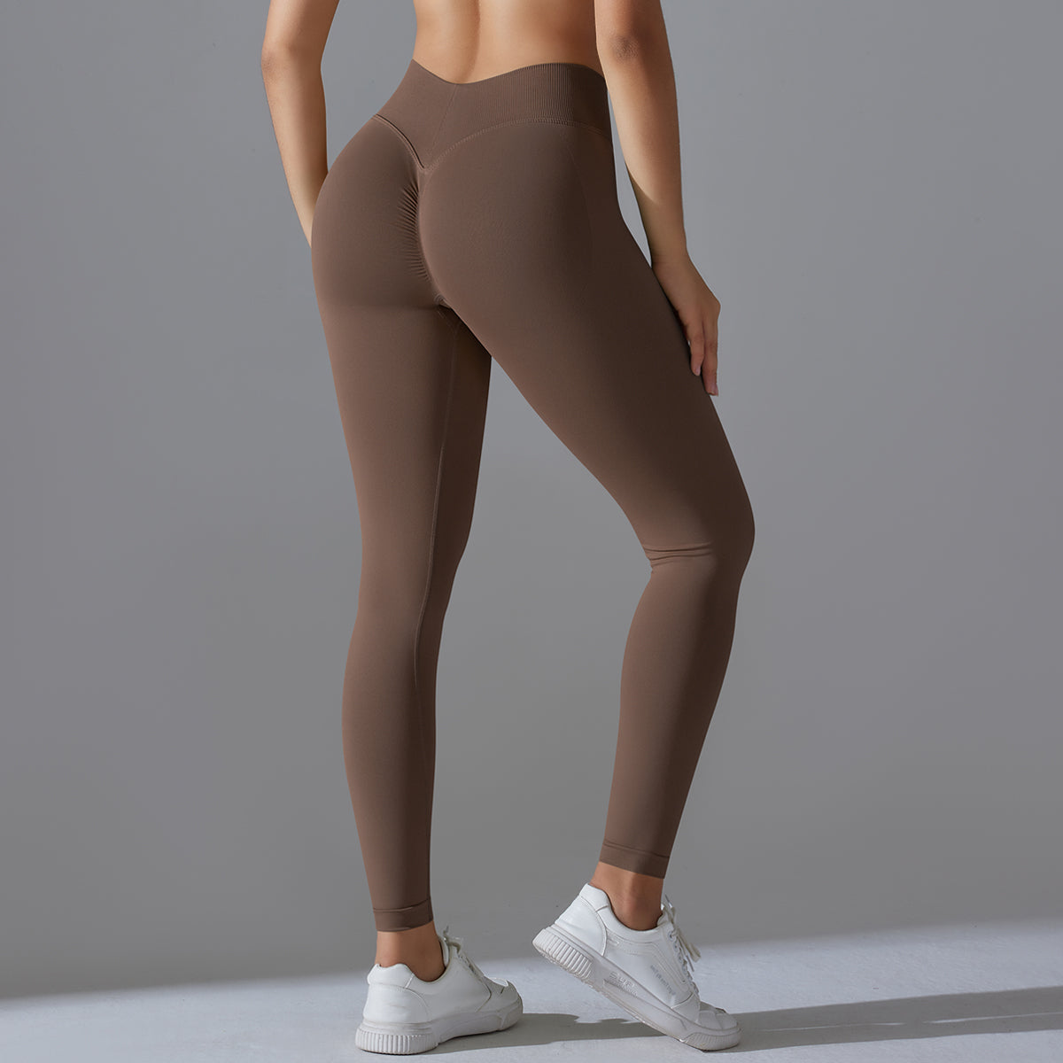 Mila V2 | Scrunch Sport Legging - Brown