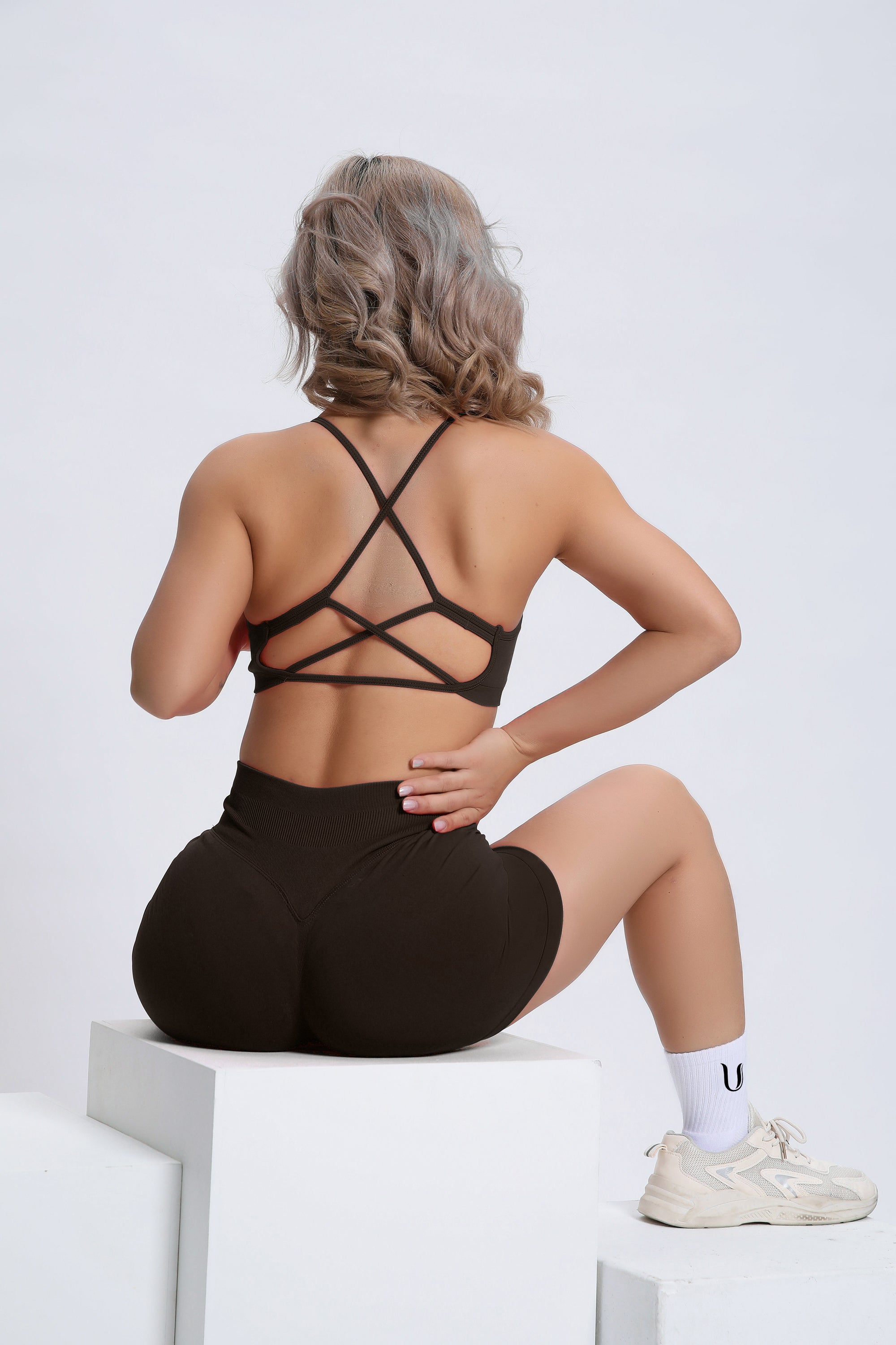Joy | Sculpt Shorts with Scrunch – Green