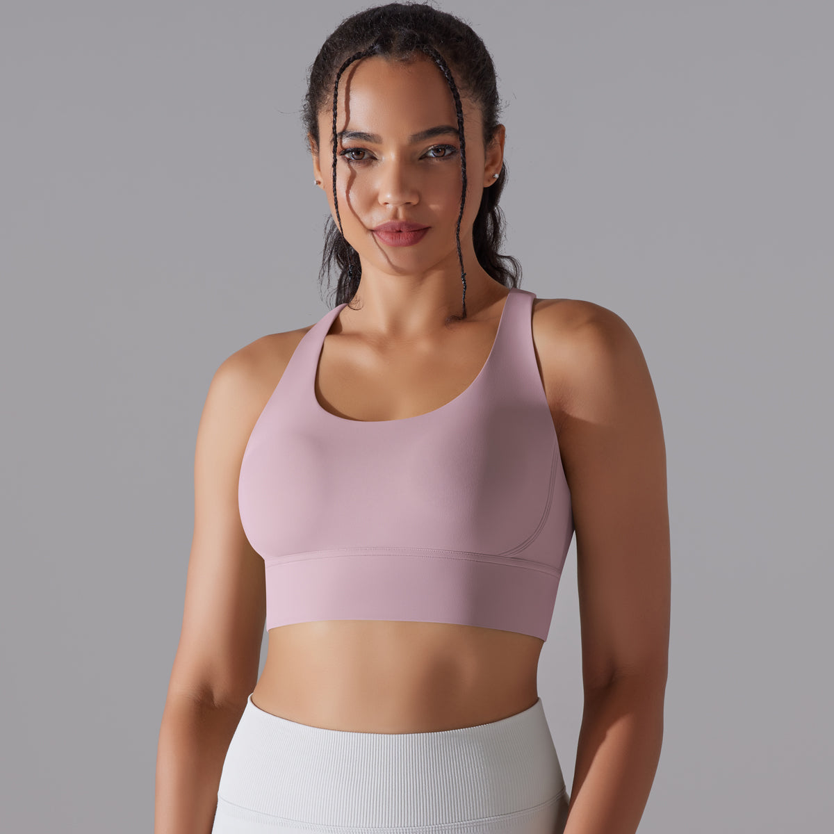 Kyra | Cross bra - PinkishPurple