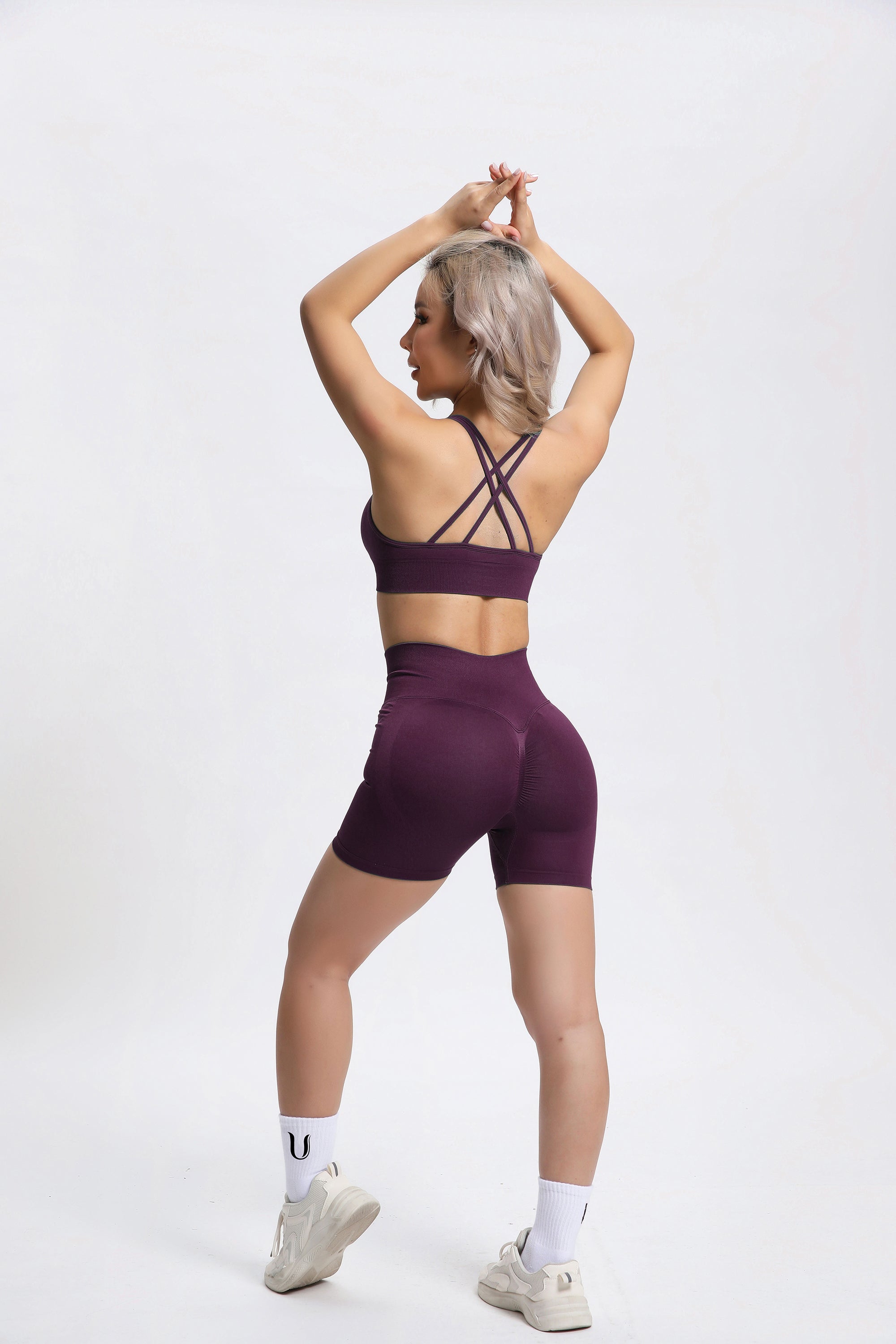 Olivia | Seamless Power Short - Purple