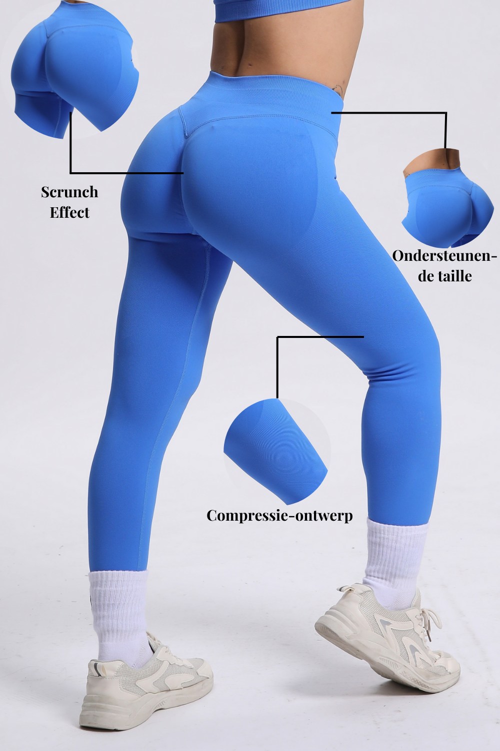 Beau | High Performance Leggings - Blue