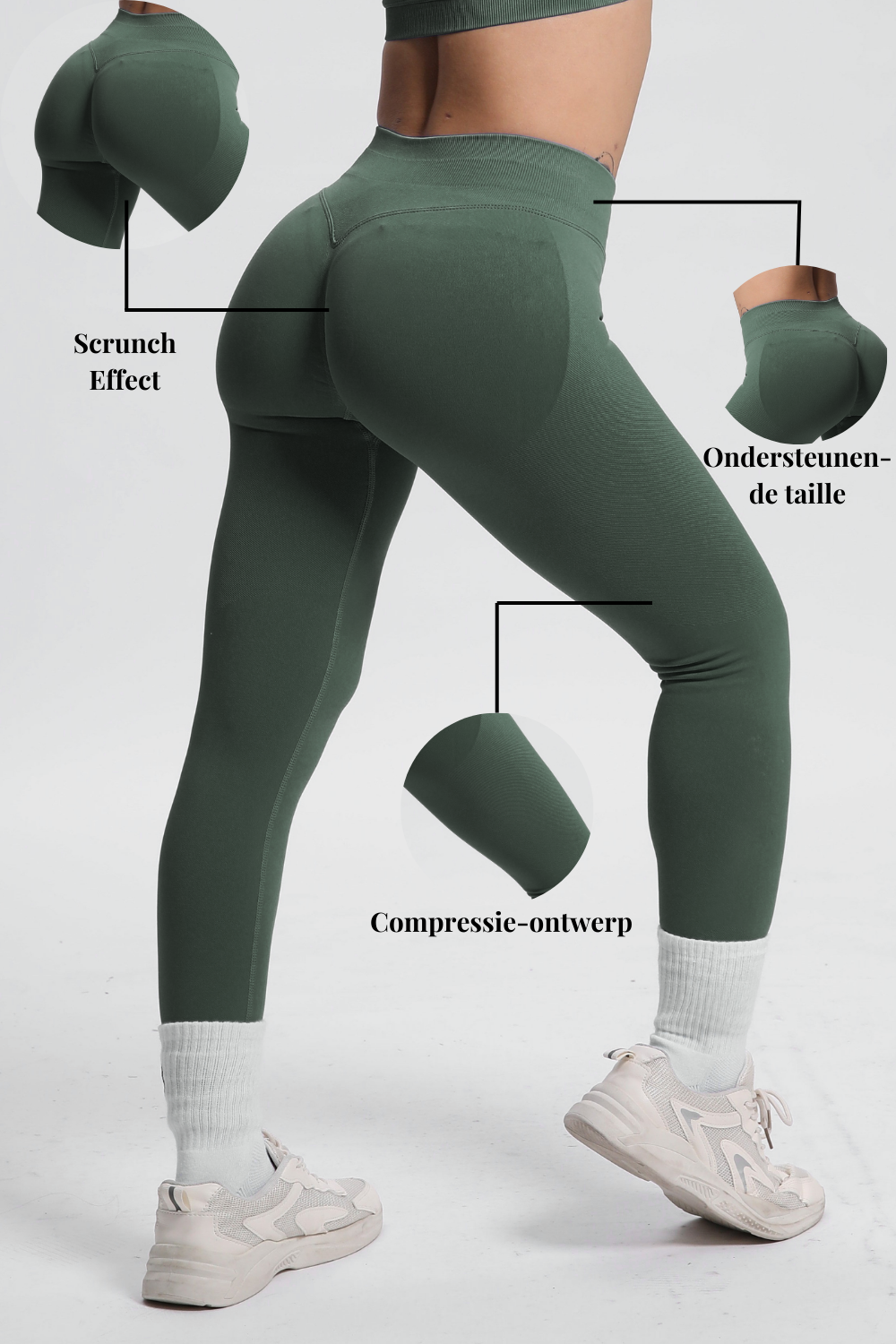 Beau | High-Performance Legging - Green