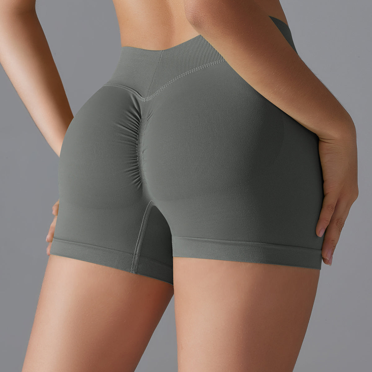 Mila V2 | Scrunch Sport Short - Grey