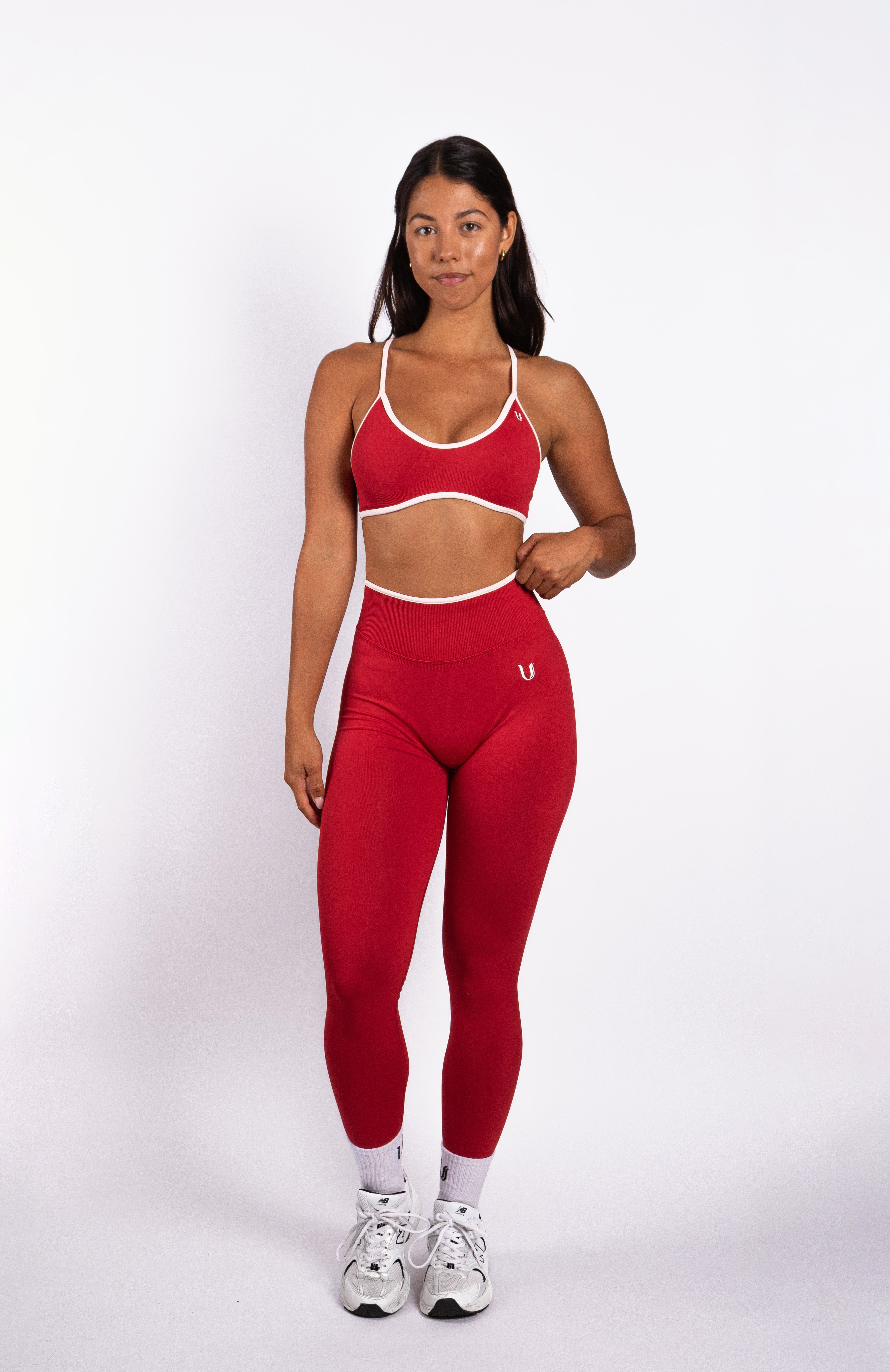 Ivy | Seamless Shape Legging - Red