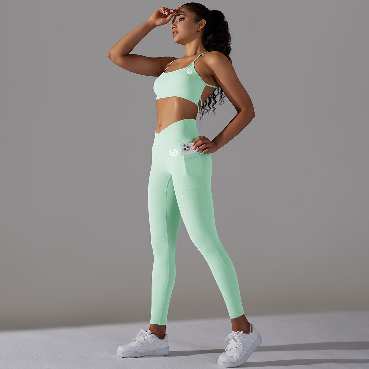 Mila | Legging-Top Set - Green