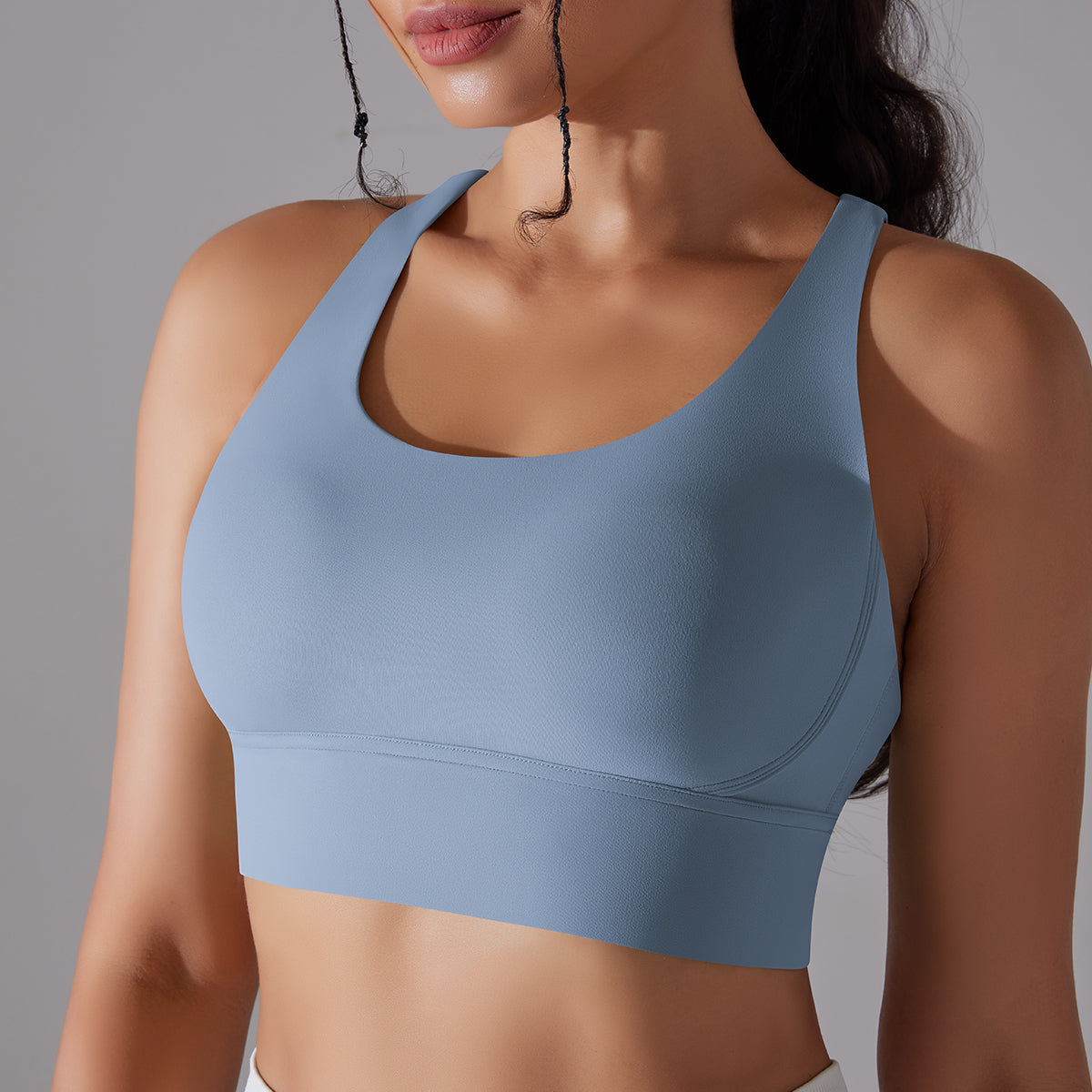 Kyra | Cross bra - Blue