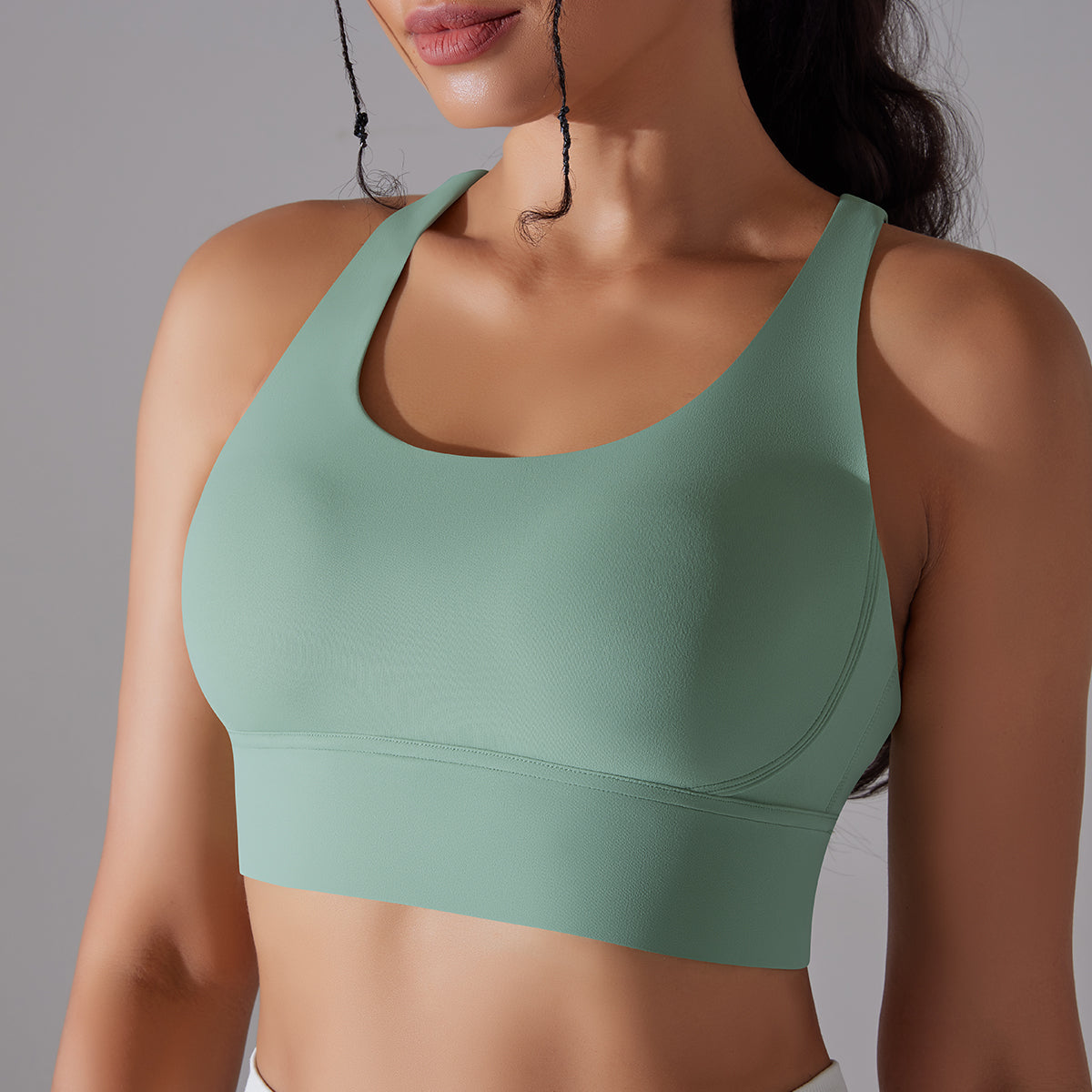 Kyra | Cross bra - Green