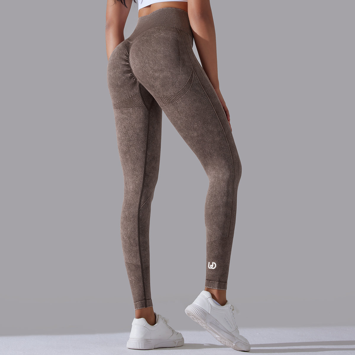 Jane | Legging Scrunch Patterns - Brown