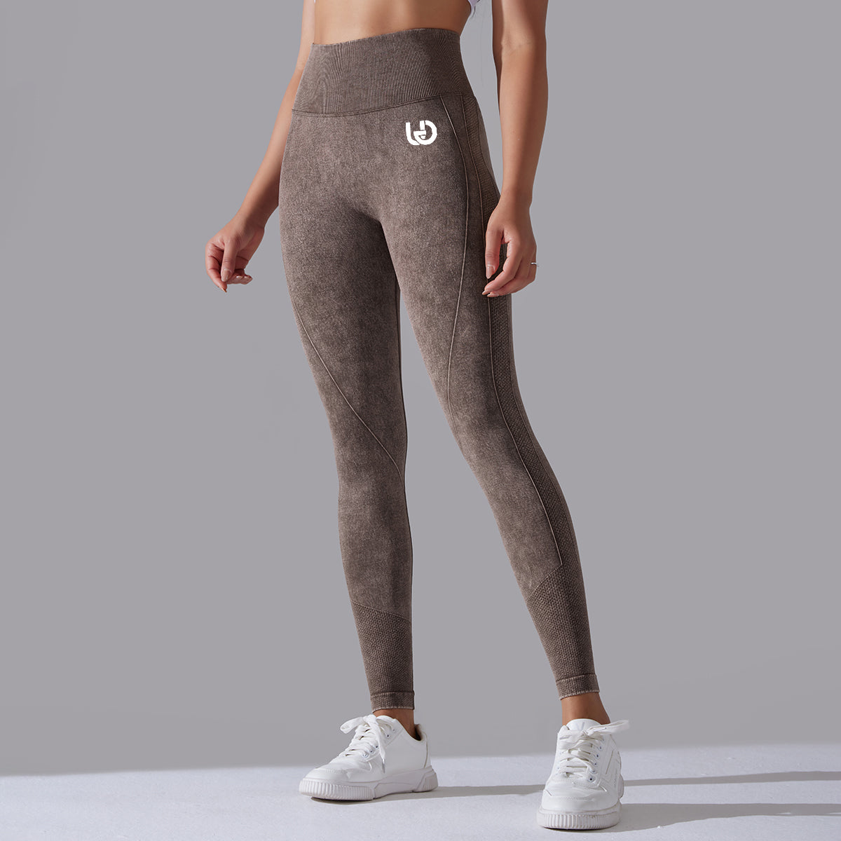 Jane | Legging Scrunch Patterns - Brown