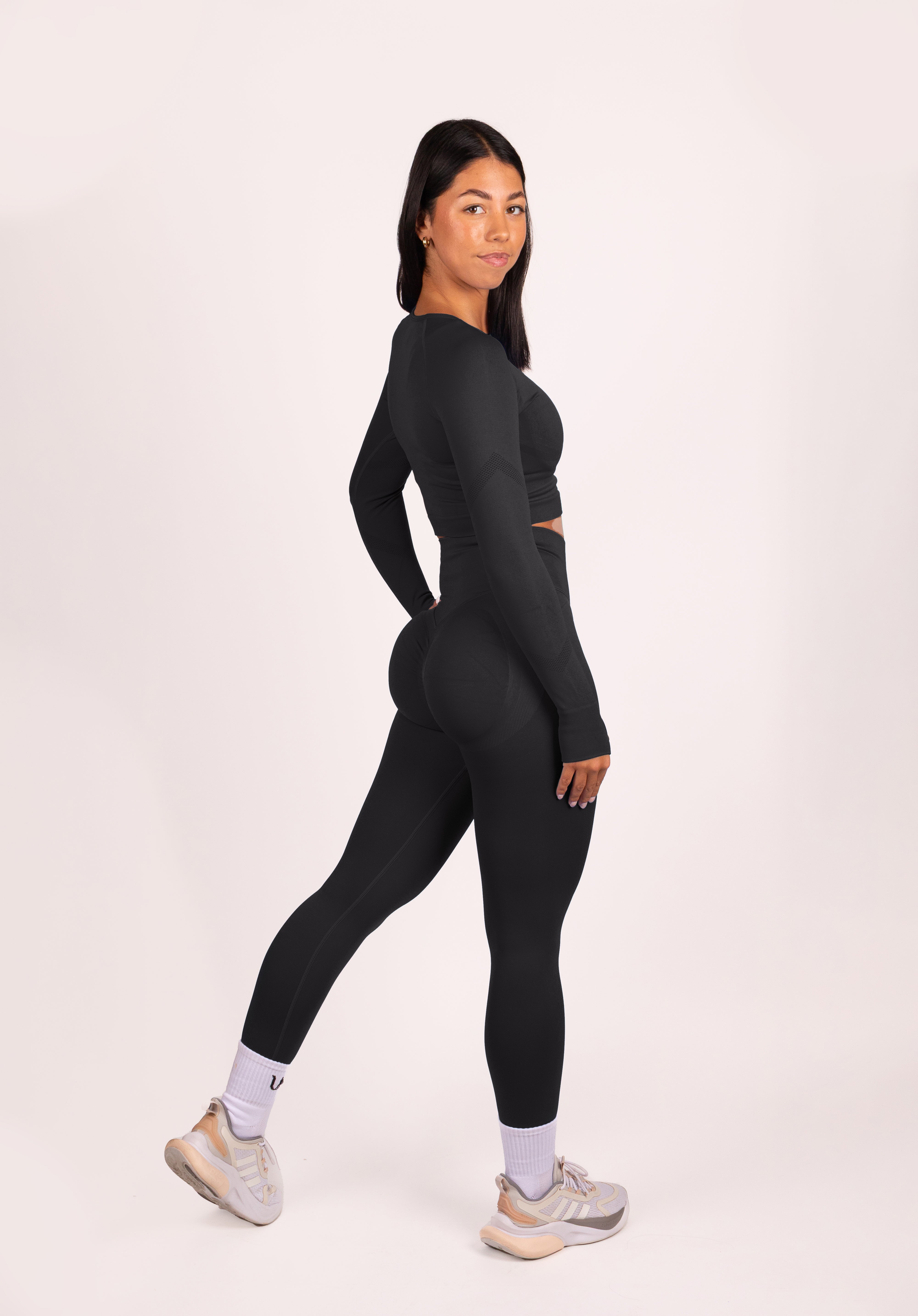 Premium slimskinny leggings Lサイズ ブラック Leonie | Premium Scrunch Leggings - Black