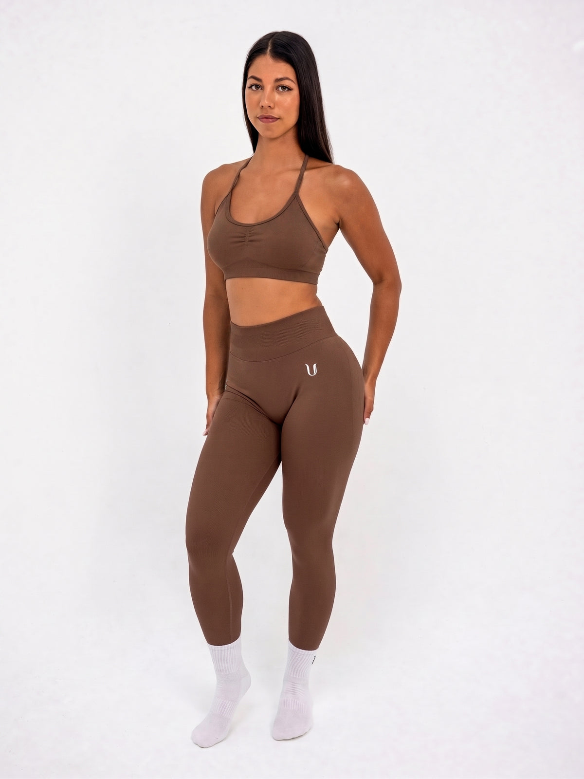 Luna | Premium Adjustable Sports Bra - Brown