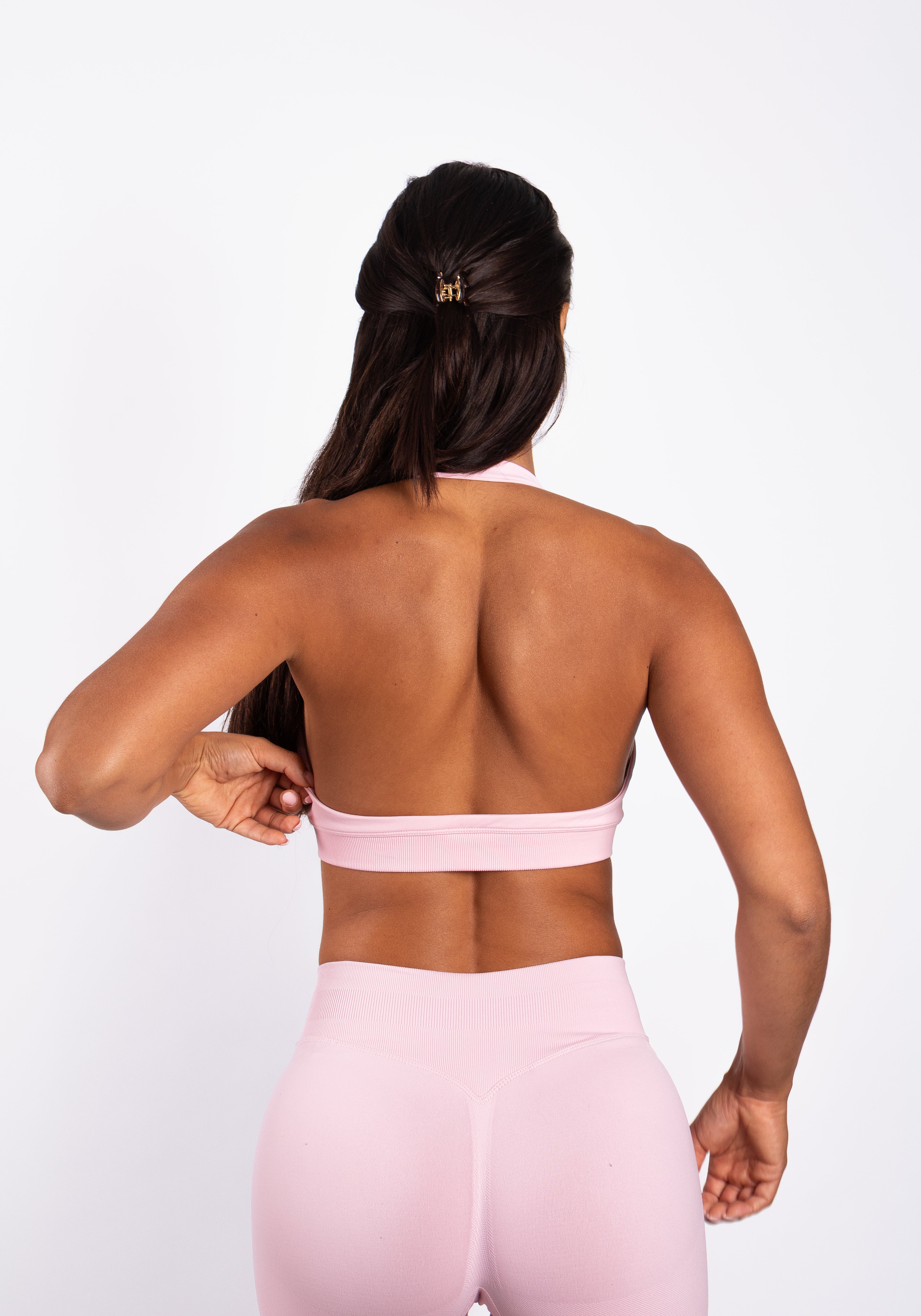 Beau | Halter Support Bra – Blue