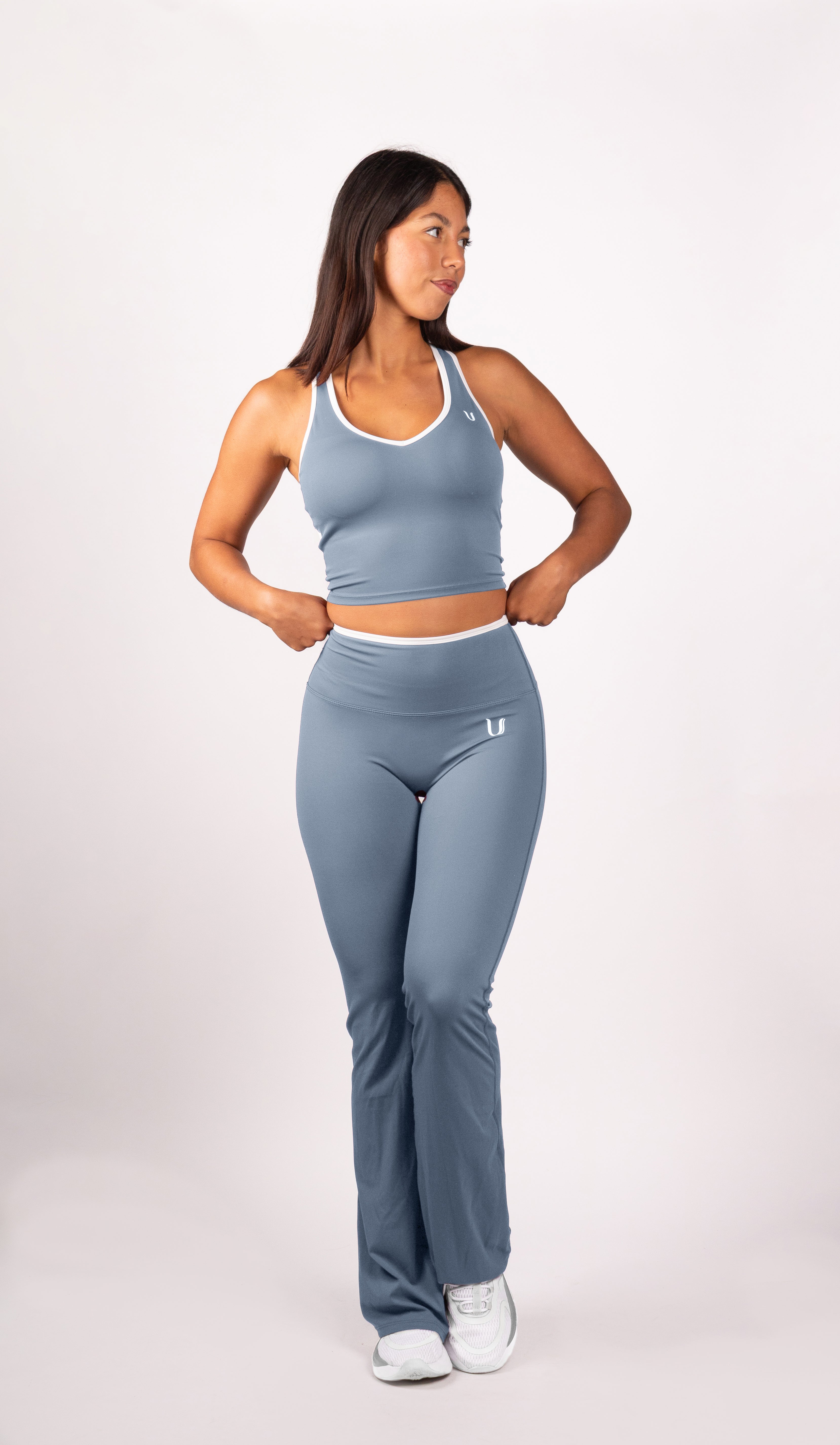 Ivy | Flare Legging – Light Blue