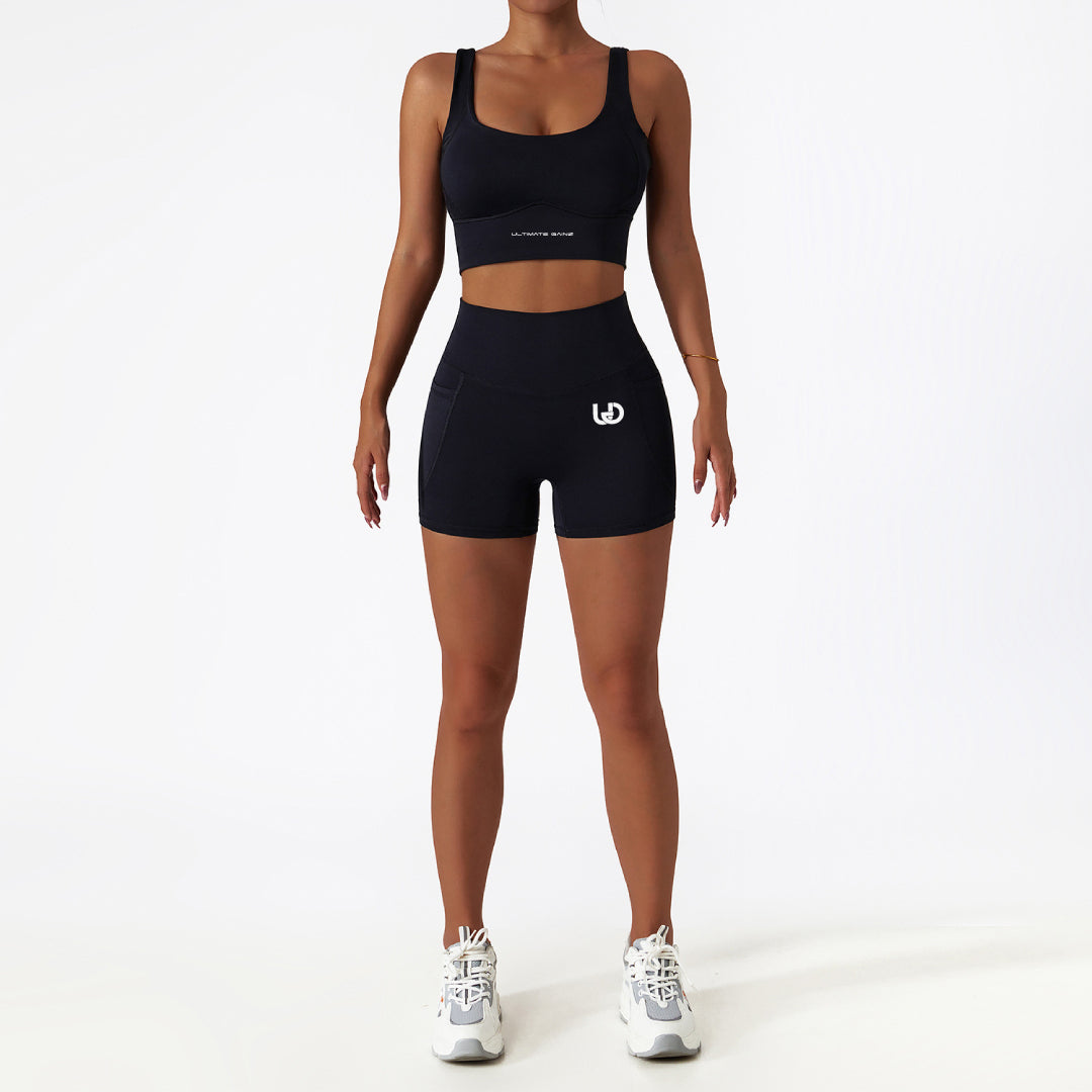 Palmer | Short Set With Pockets Ivory