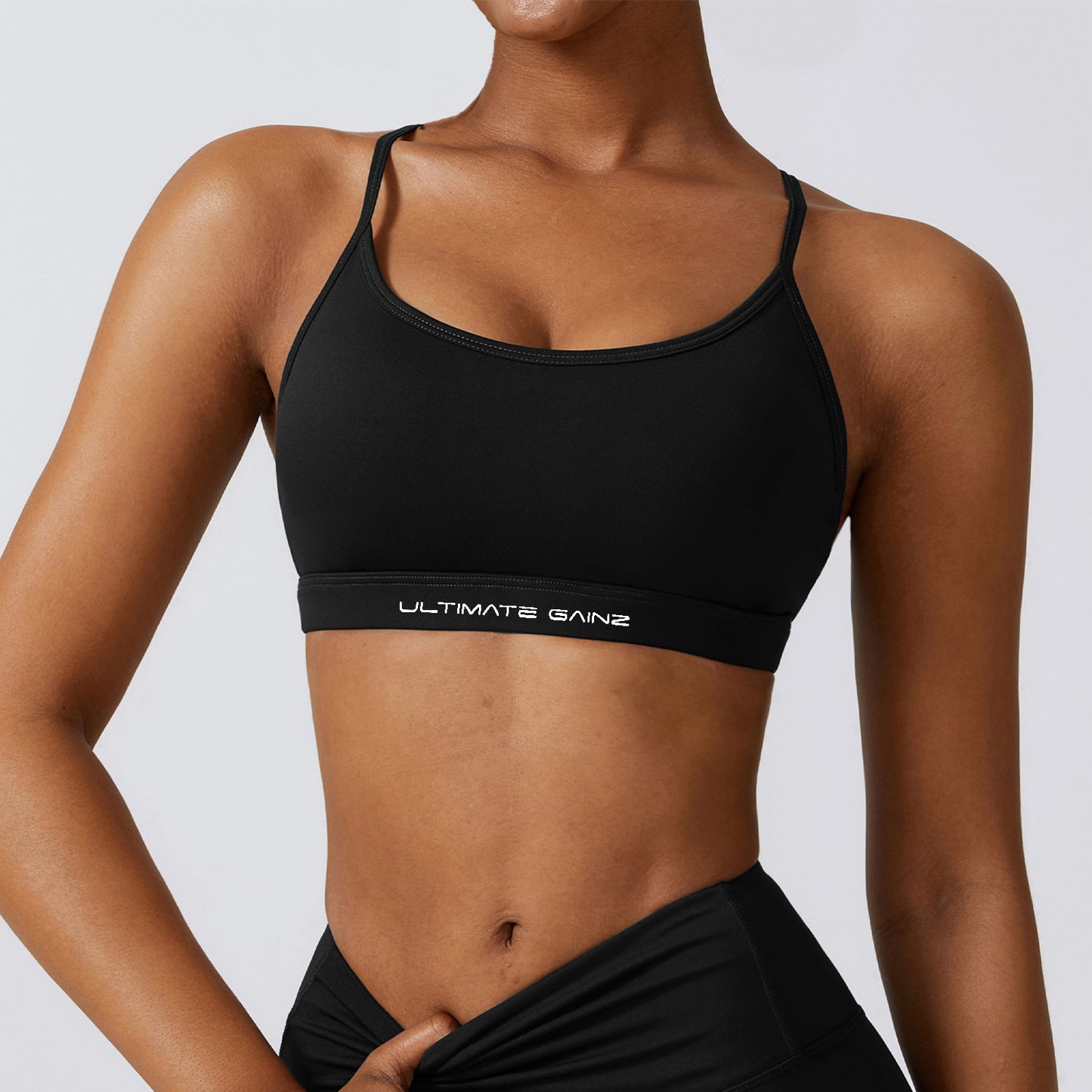 Hailey Set | Seamless Top Legging - Black