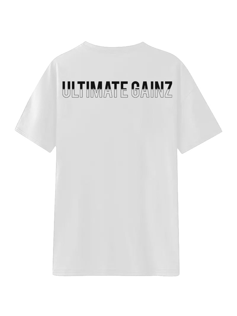 Ultimate Gainz | Oversized Unisex Shirt - White